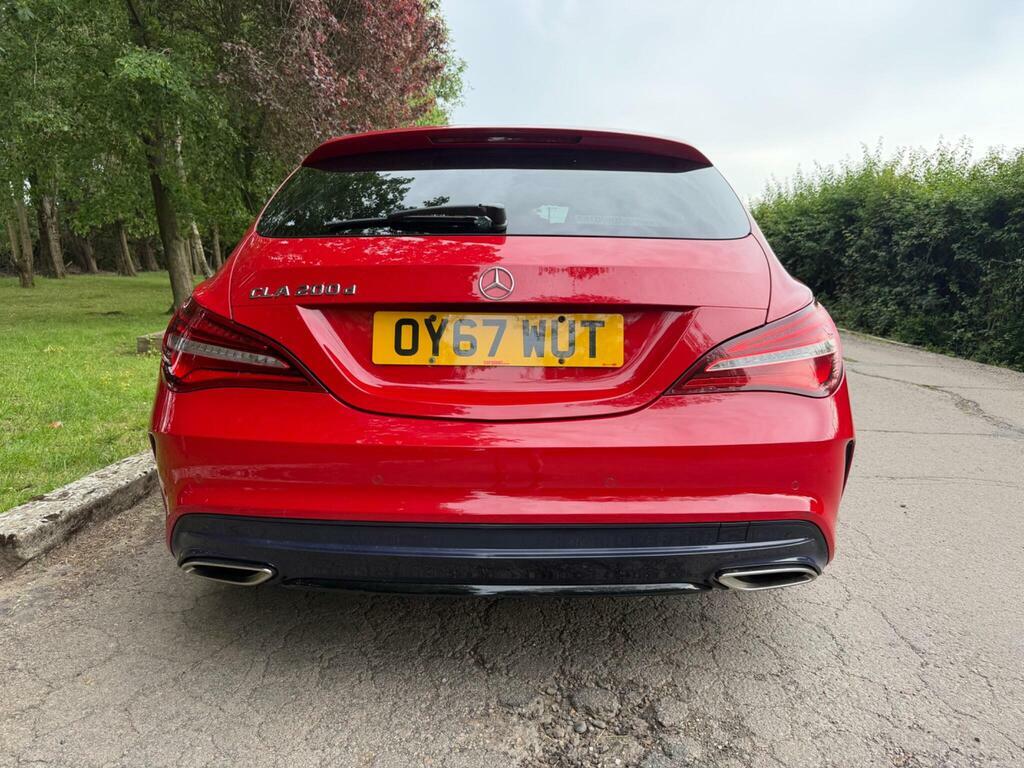Mercedes-Benz CLA Class 2.1 Cla200d Amg Line Shooting Brake Euro 6 S S OY67WUT Red #4