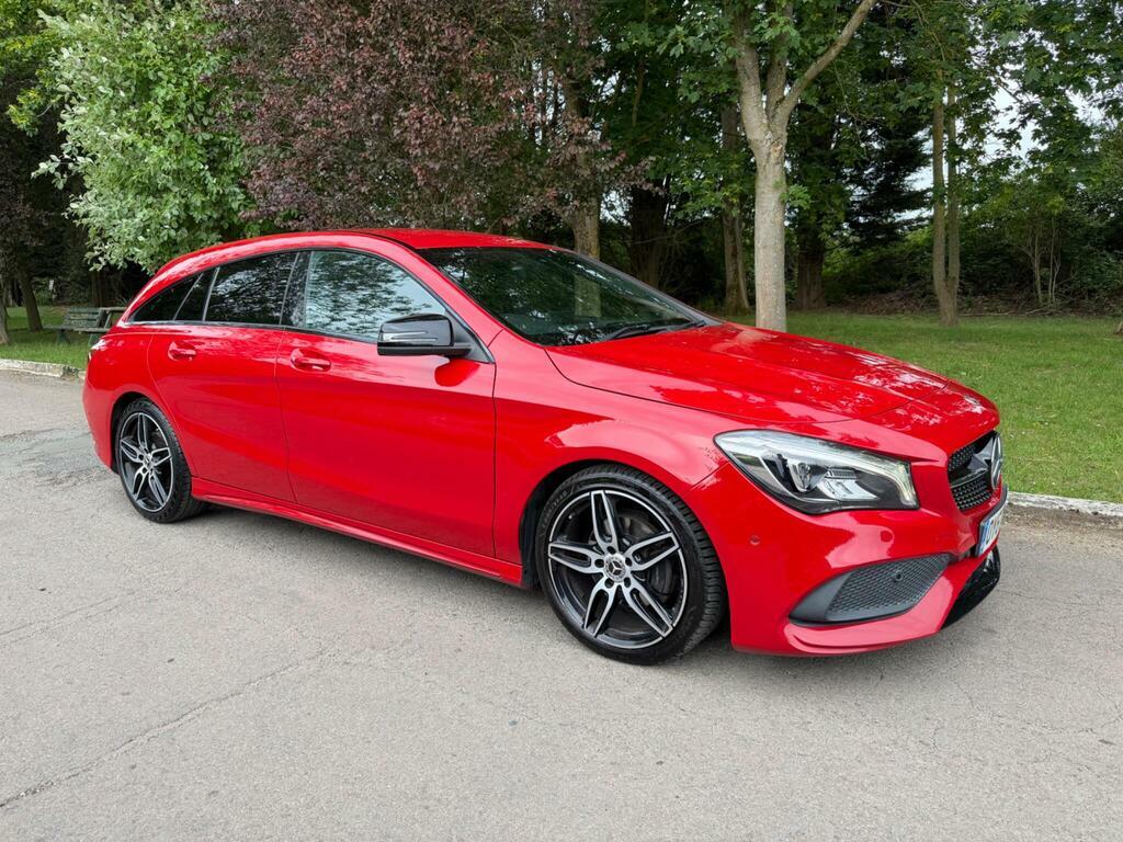 Mercedes-Benz CLA Class 2.1 Cla200d Amg Line Shooting Brake Euro 6 S S Red