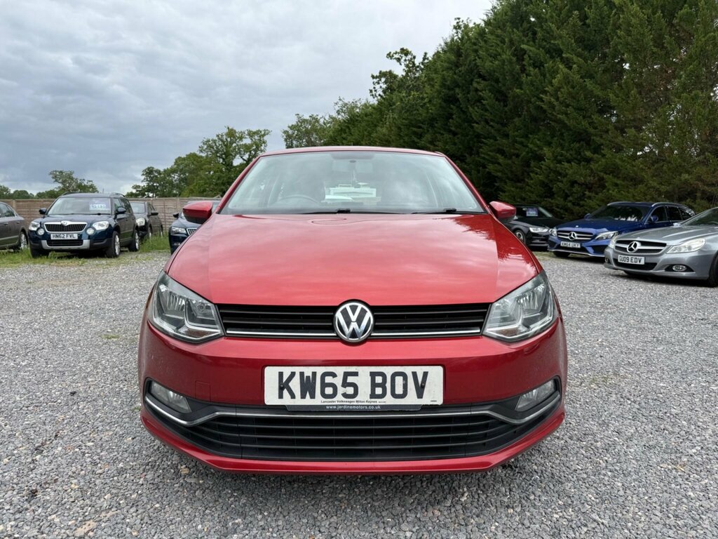 Volkswagen Polo 1.2 Tsi Bluemotion Tech Se Euro 6 Ss KW65BOV Red #4