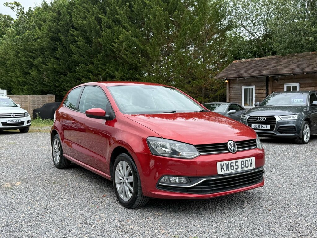 Volkswagen Polo 1.2 Tsi Bluemotion Tech Se Euro 6 Ss KW65BOV Red #2