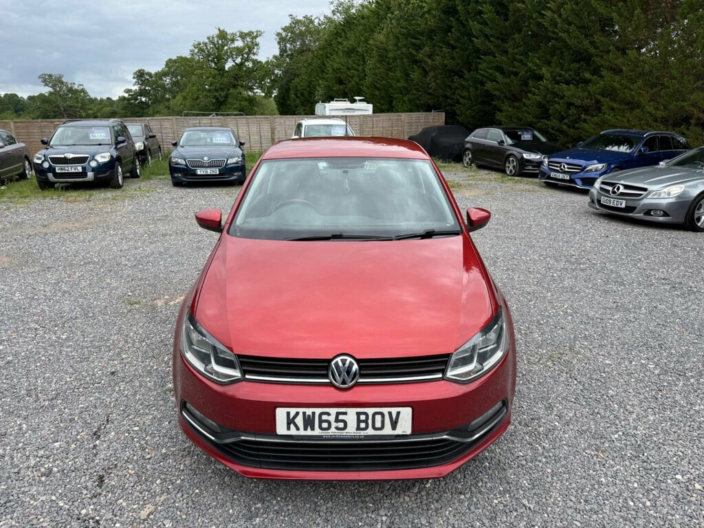 Volkswagen Polo 1.2 Tsi Bluemotion Tech Se Euro 6 Ss KW65BOV Red #3