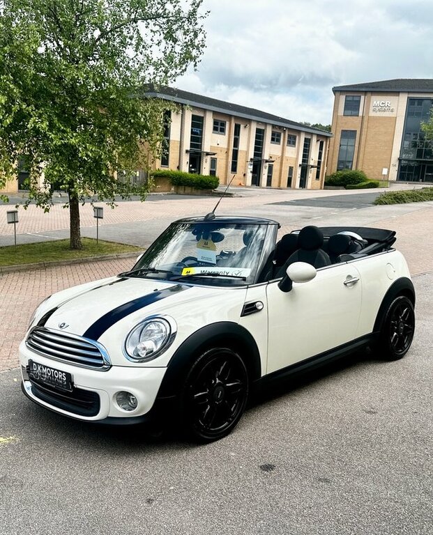 Mini Convertible One White #12
