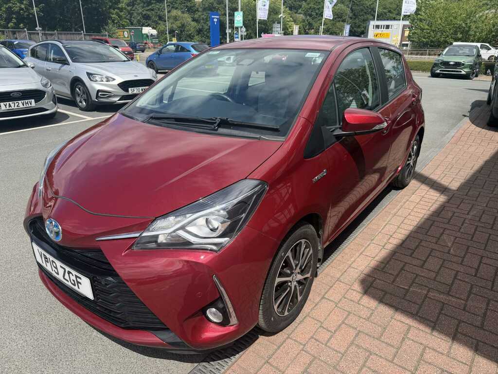 Toyota Yaris 1.5 Hybrid Icon Tech Cvt YP19ZGF Red #3