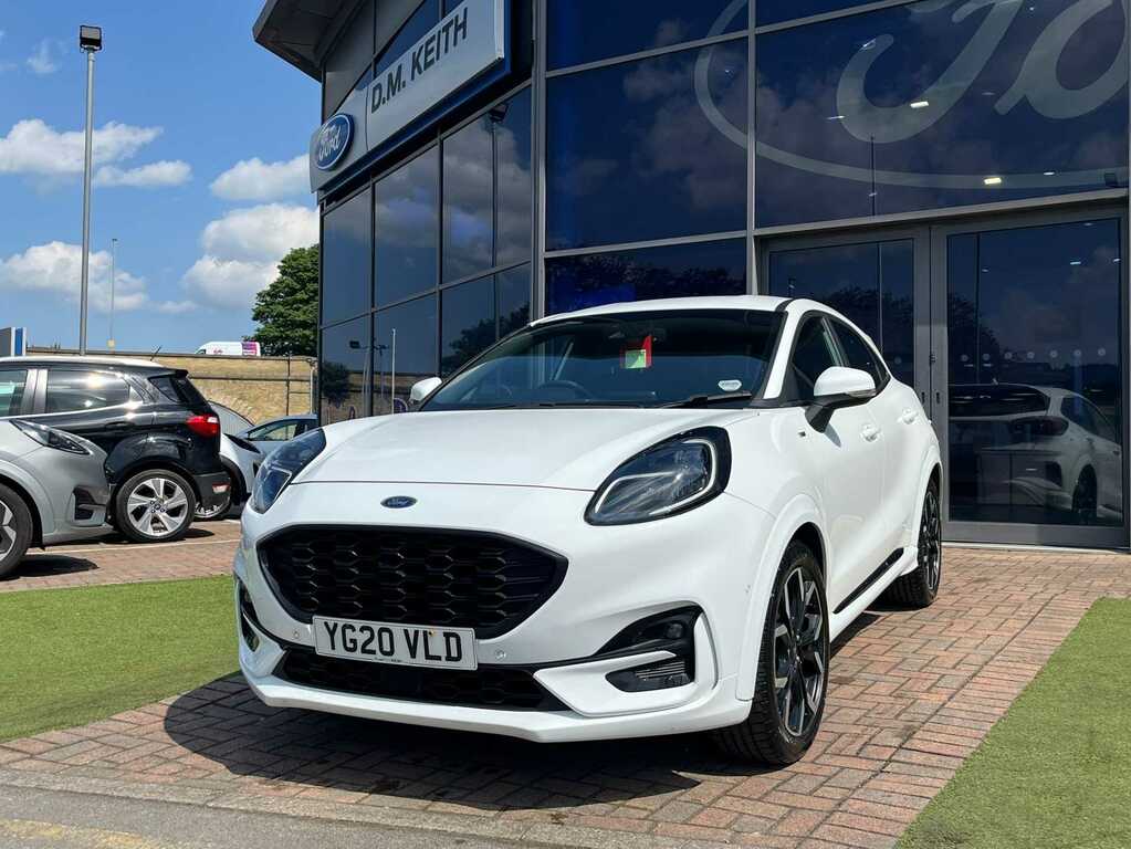 Ford Puma 1.0 Ecoboost Hybrid Mhev 155 St-line X YG20VLD White #2
