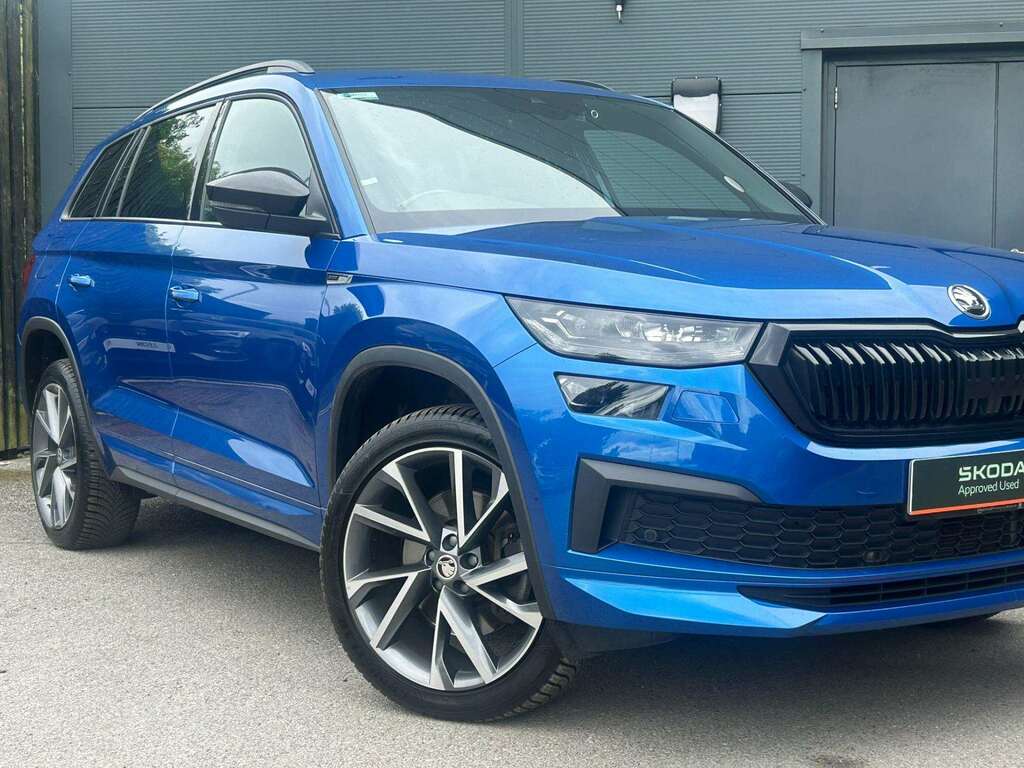Skoda Kodiaq 2.0 Tdi Sport Line 4X4 Dsg 7 Seat YA23EFC Blue #5