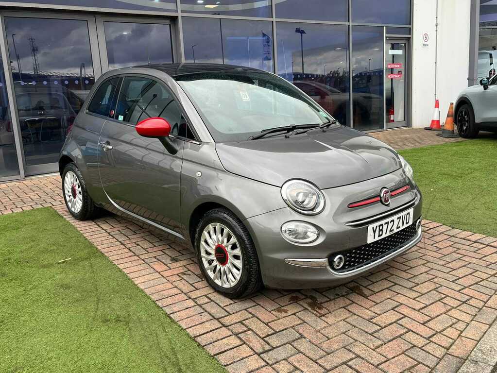 Fiat 500 1.0 Mild Hybrid Red Grey