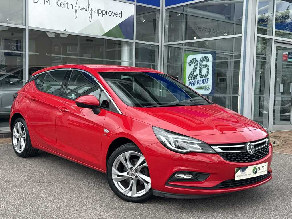 Vauxhall Astra 1.4T 16V 150 Sri Red
