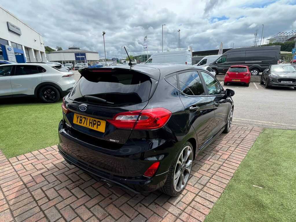 Ford Fiesta 1.0 Ecoboost Hybrid Mhev 155 St-line X Edition YB71HPP Black #2