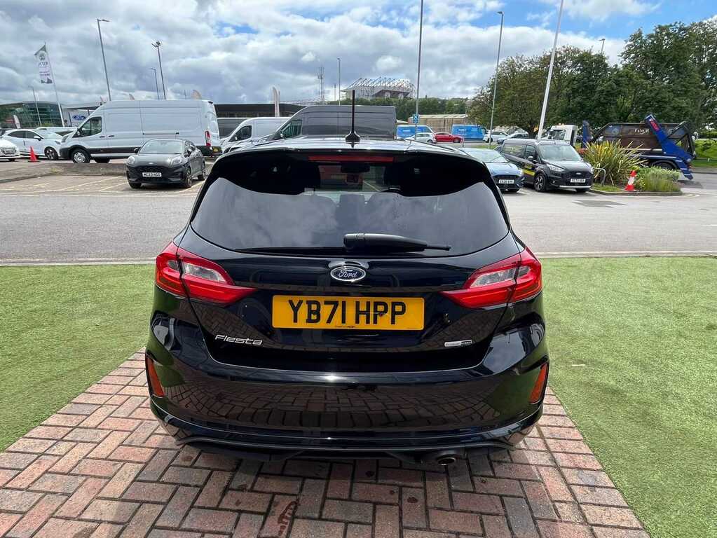 Ford Fiesta 1.0 Ecoboost Hybrid Mhev 155 St-line X Edition YB71HPP Black #3