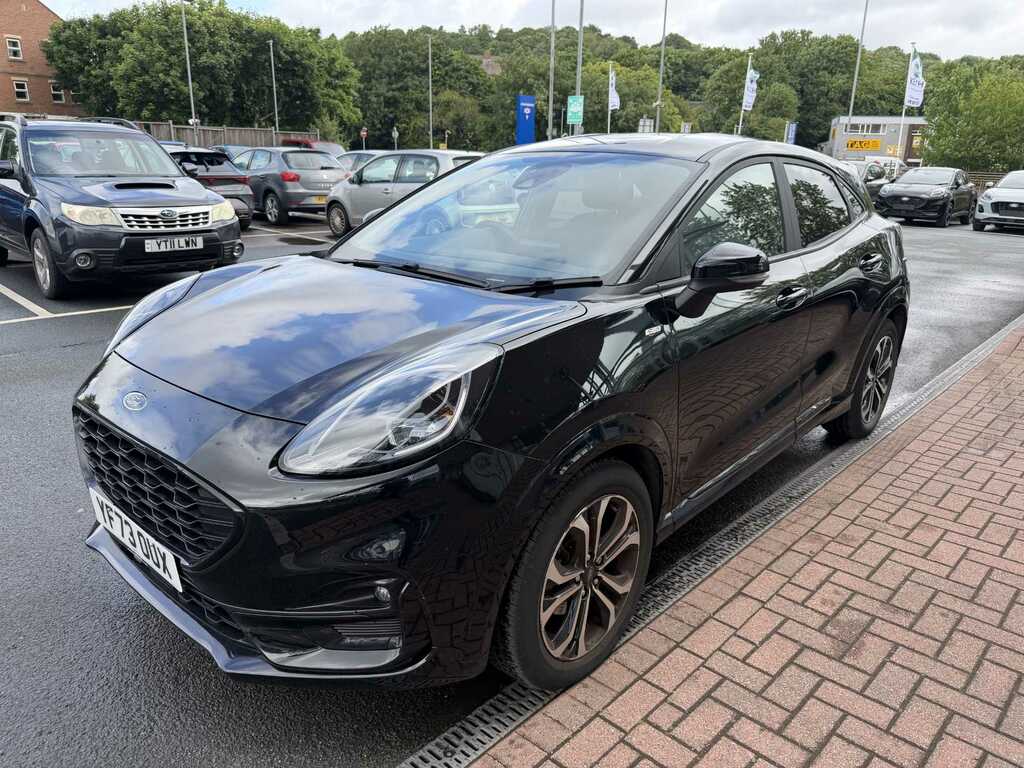 Ford Puma 1.0 Ecoboost Hybrid Mhev St-line YF73OUX Black #3