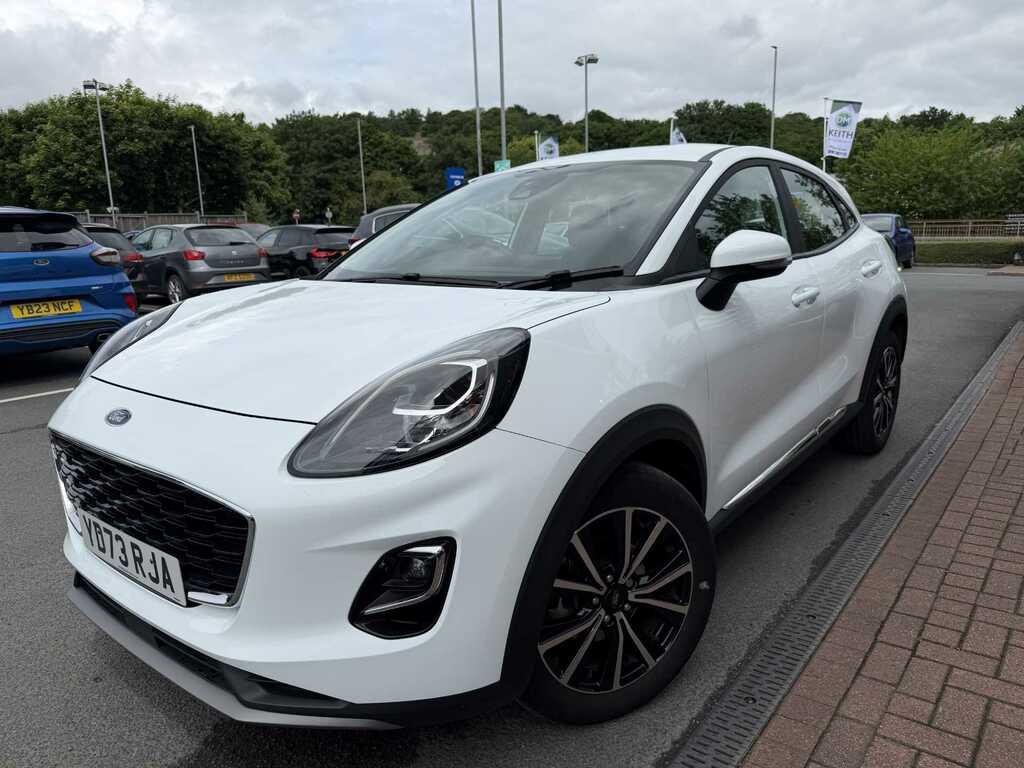 Ford Puma 1.0 Ecoboost Hybrid Mhev Titanium White #3