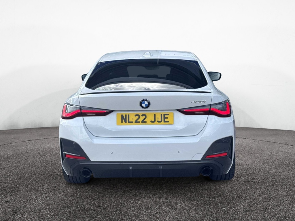 BMW 4 Series Gran Coupe 420I M Sport Step NL22JJE White #6