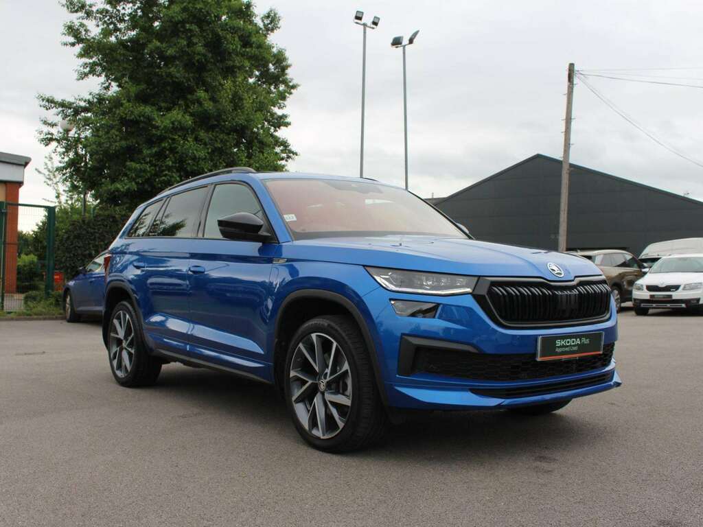 Skoda Kodiaq 2.0 Tdi 200 Sport Line 4X4 Dsg 7 Seat Blue