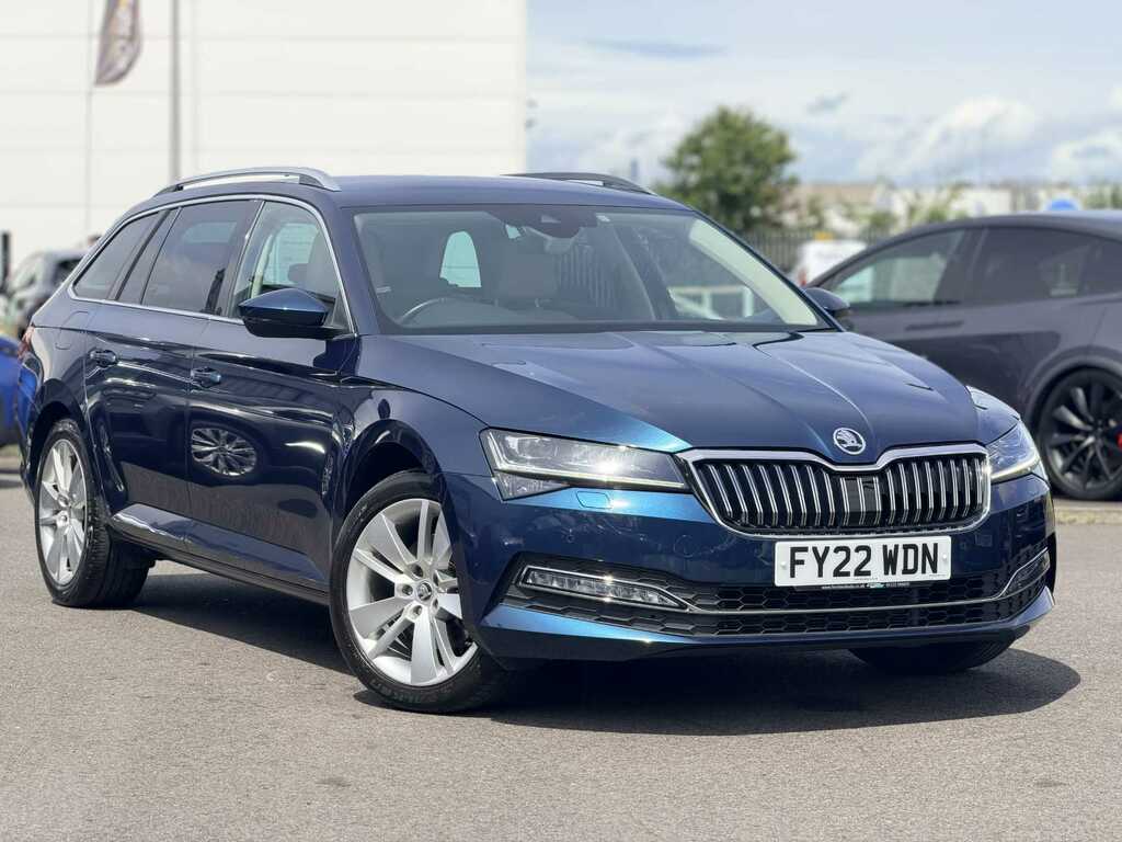 Skoda Superb 2.0 Tdi Cr Se L Dsg Blue