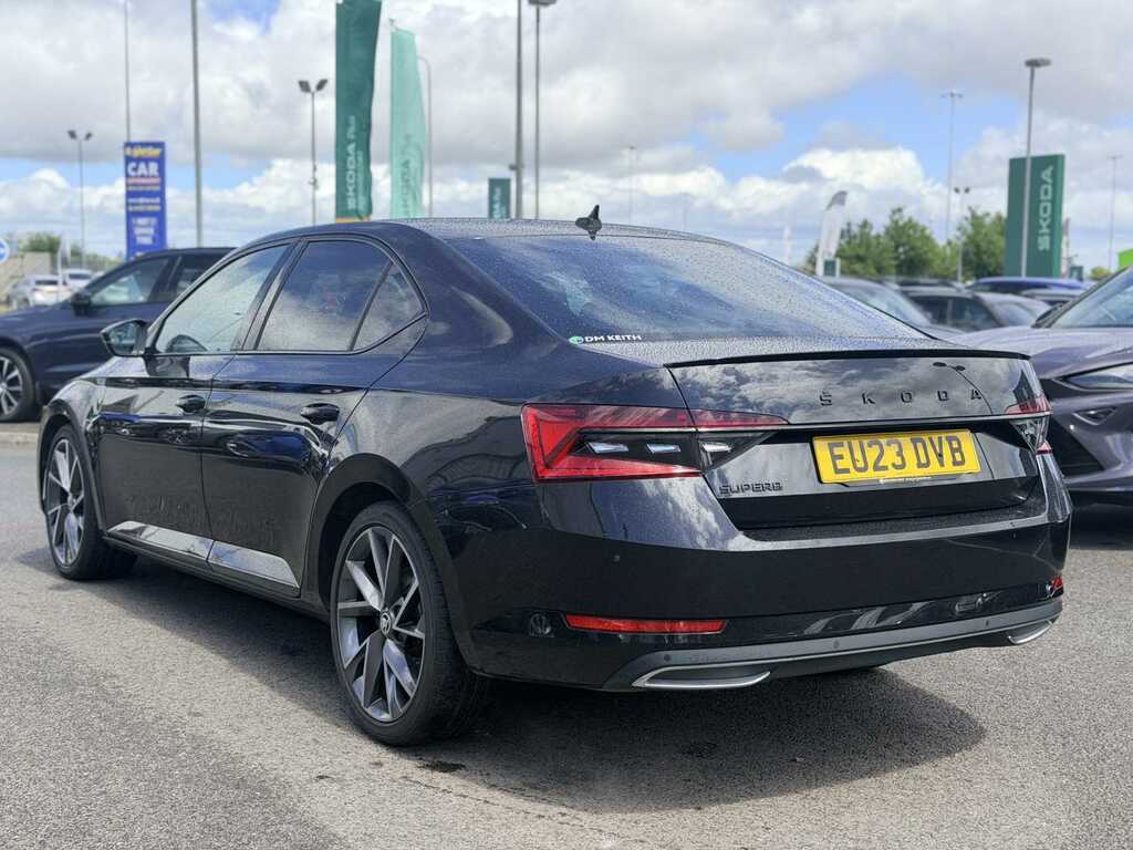 Skoda Superb 2.0 Tdi Cr Sport Line Plus Dsg EU23DVB Black #6