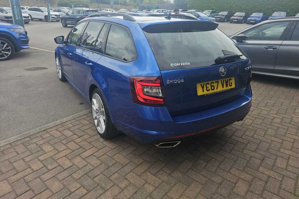Skoda Octavia 2.0 Tdi Cr Vrs Dsg YC67VWG Blue #4