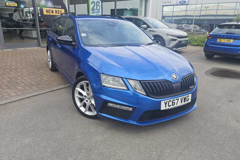 Skoda Octavia 2.0 Tdi Cr Vrs Dsg YC67VWG Blue
