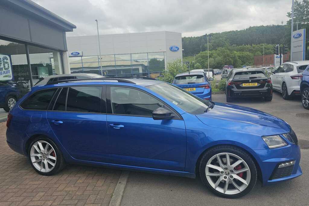 Skoda Octavia 2.0 Tdi Cr Vrs Dsg YC67VWG Blue #3