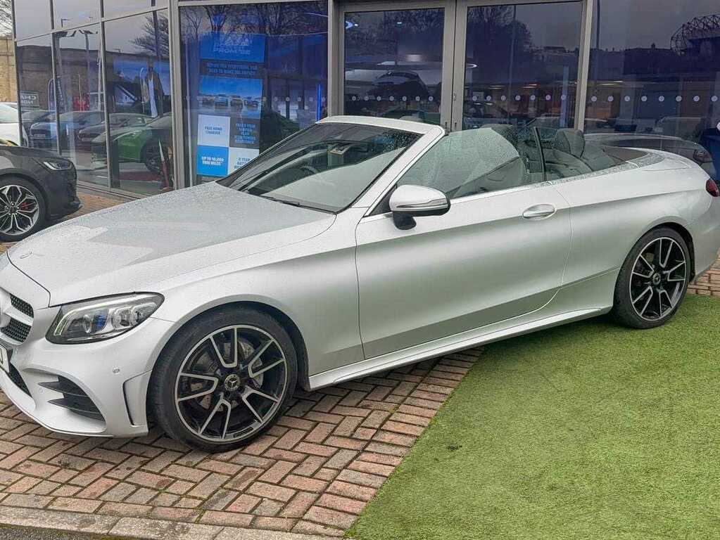 Mercedes-Benz C Class 1.5 C200 Mhev Amg Line Premium Cabriolet Pet Silver