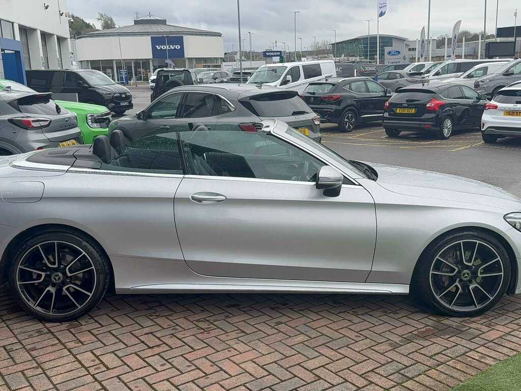 Mercedes-Benz C Class 1.5 C200 Mhev Amg Line Premium Cabriolet Pet Silver #4