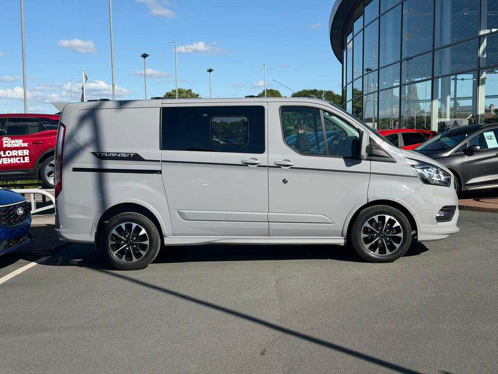 Ford Transit Custom 2.0 Ecoblue 170Ps Low Roof Dcab Sport Van YK73NMR Grey #5