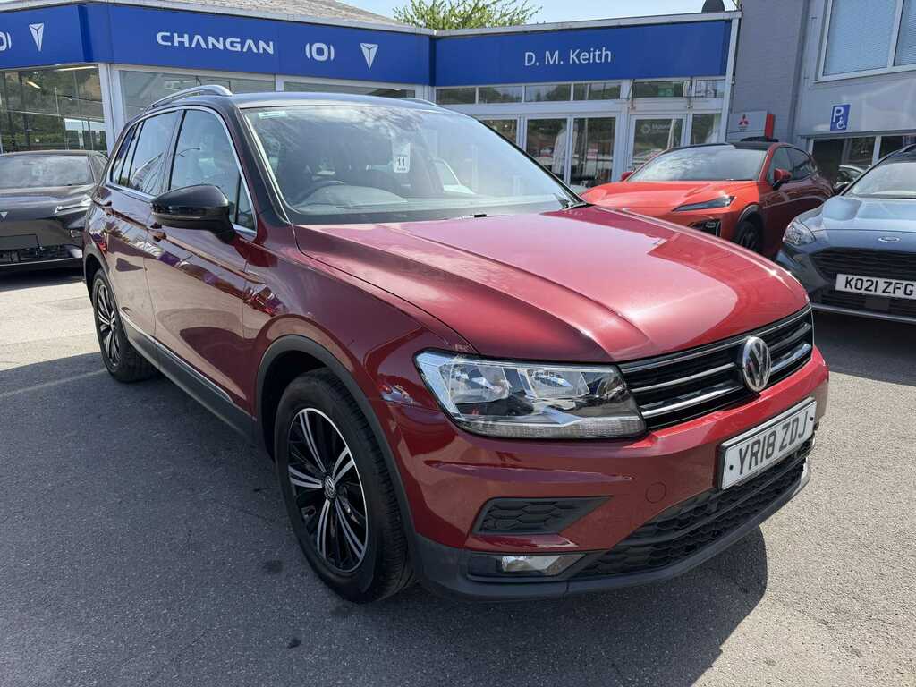 Volkswagen Tiguan 1.4 Tsi 125 Se Nav YR18ZDJ Red