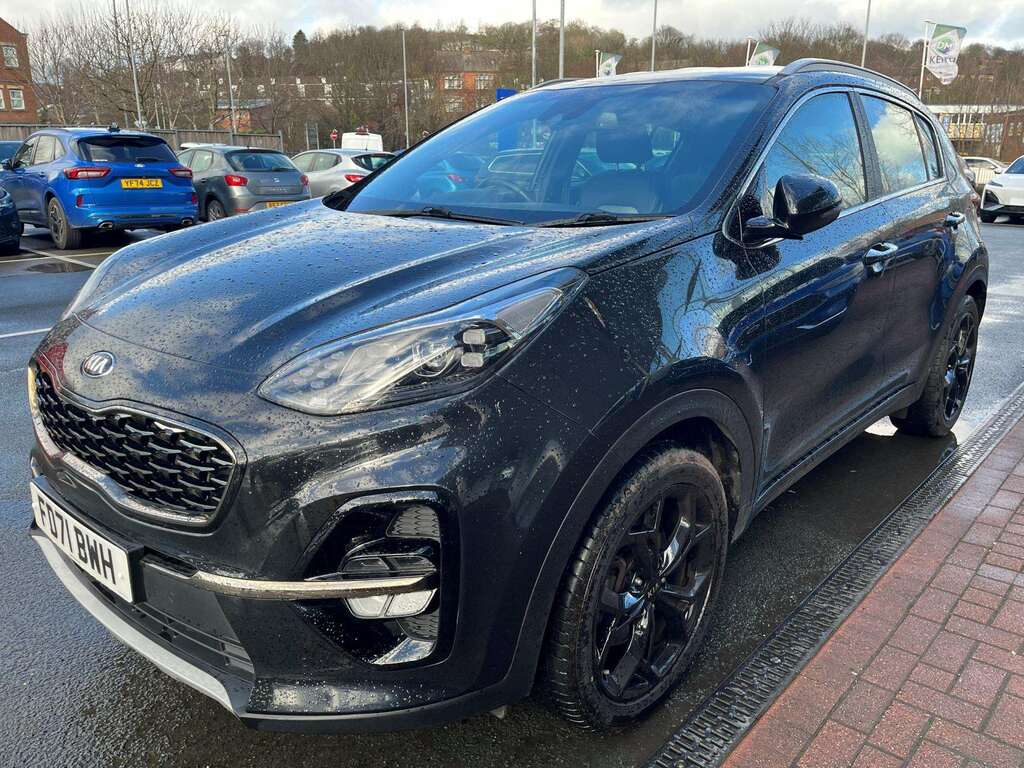 Kia Sportage 1.6 Crdi Mhev Gt-line Suv Hybrid Black #3