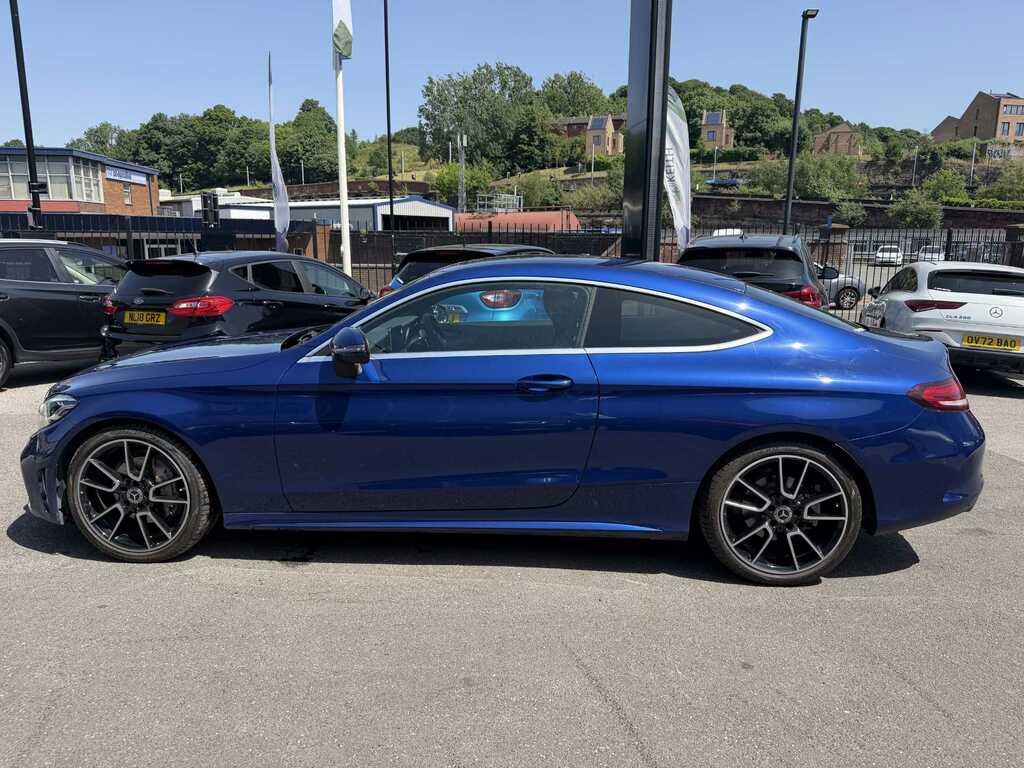 Mercedes-Benz C Class C200 Amg Line 9G-tronic Blue #4