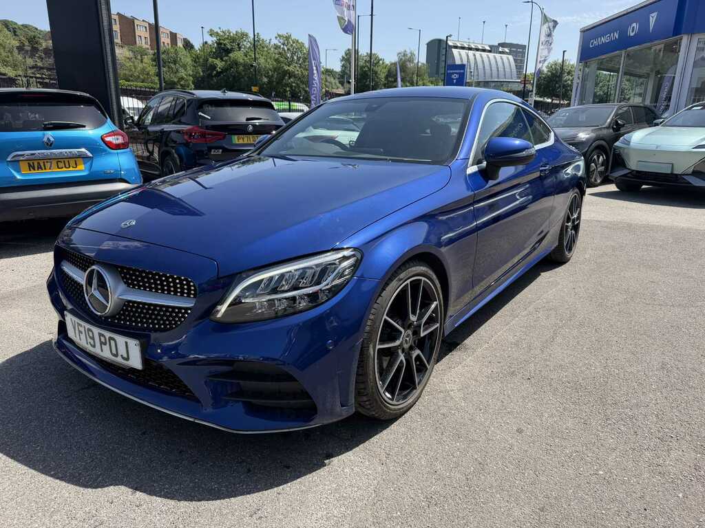 Mercedes-Benz C Class C200 Amg Line 9G-tronic Blue #3