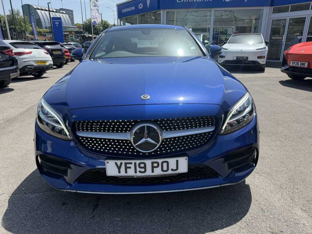 Mercedes-Benz C Class C200 Amg Line 9G-tronic Blue #2