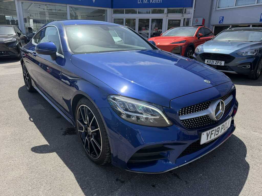 Mercedes-Benz C Class C200 Amg Line 9G-tronic Blue
