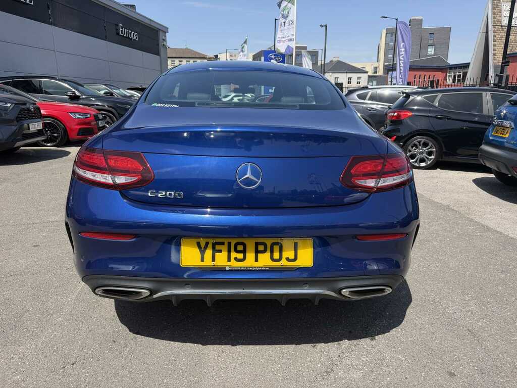 Mercedes-Benz C Class C200 Amg Line 9G-tronic Blue #6