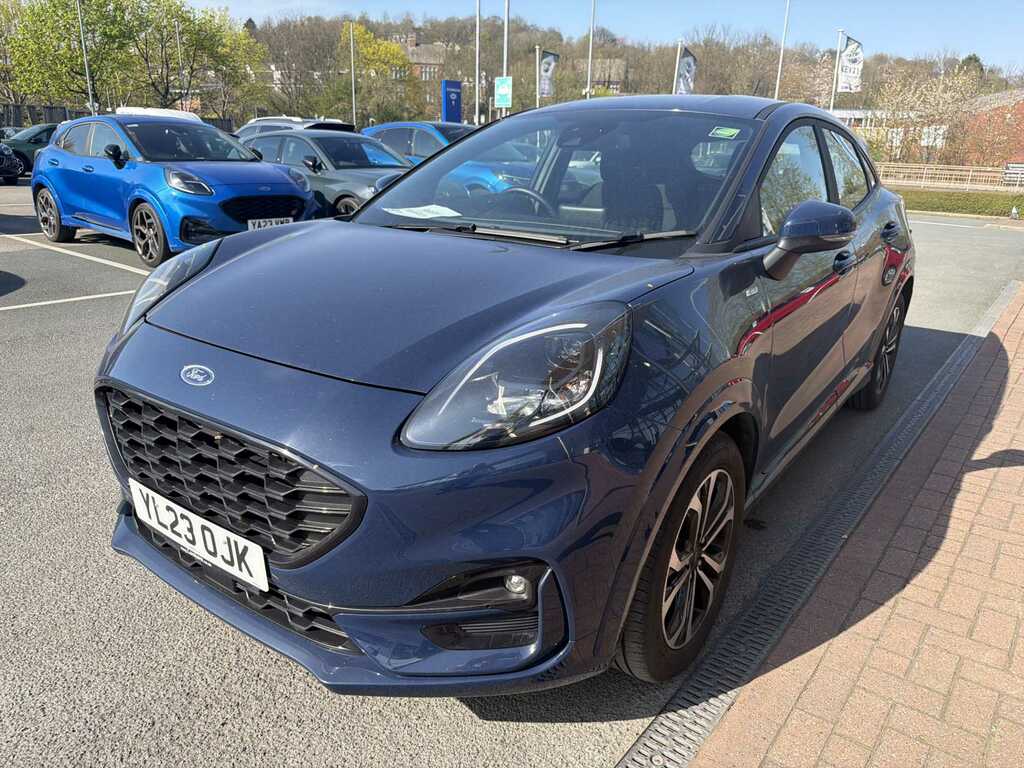 Ford Puma 1.0 Ecoboost Hybrid Mhev St-line YL23OJK Blue #3