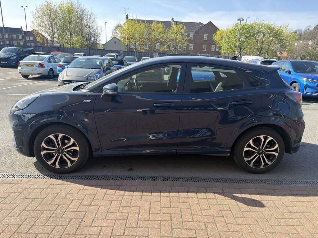 Ford Puma 1.0 Ecoboost Hybrid Mhev St-line YL23OJK Blue #4
