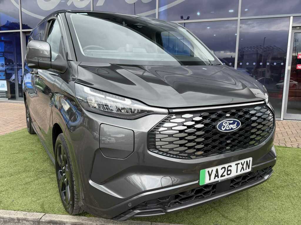 Ford Transit Custom 160Kw 71Kwh H1 Double Cab Van Sport YA26TXN Grey #4