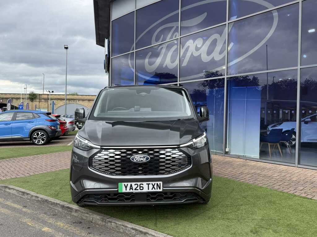Ford Transit Custom 160Kw 71Kwh H1 Double Cab Van Sport YA26TXN Grey #3