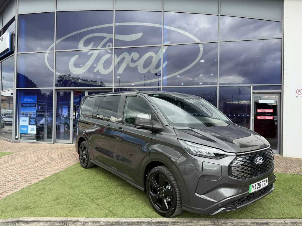 Ford Transit Custom 160Kw 71Kwh H1 Double Cab Van Sport YA26TXN Grey #2