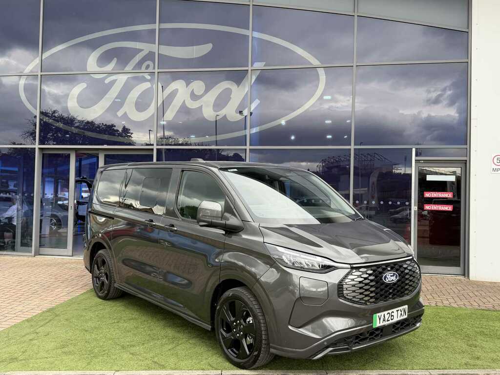 Ford Transit Custom 160Kw 71Kwh H1 Double Cab Van Sport Grey