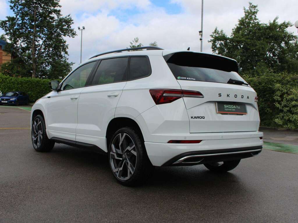 Skoda Karoq 1.5 Tsi Act Sportline Edition Suv Dsg E White #3