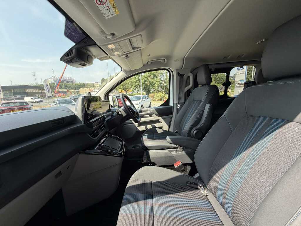 Ford Transit Custom 160Kw 71Kwh H1 Double Cab Van Sport YB26KDO White #6