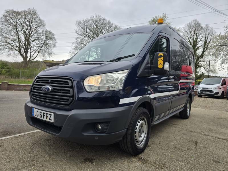 Ford Transit Custom 2.2 Tdci 350 Fwd L2 H2 Mwb - 2016 16 LG16FFZ Blue #2