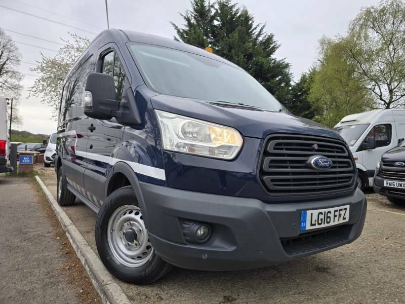 Ford Transit Custom 2.2 Tdci 350 Fwd L2 H2 Mwb - 2016 16 LG16FFZ Blue #5