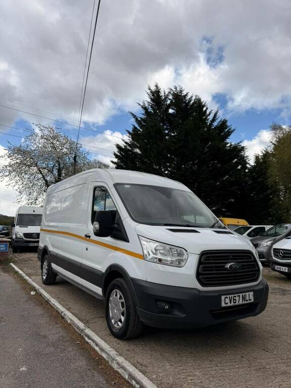 Ford Transit Custom 2.0 350 Ecoblue Fwd L3 H2 Lwb Med Roof - 2017 67 CV67NLL White #3