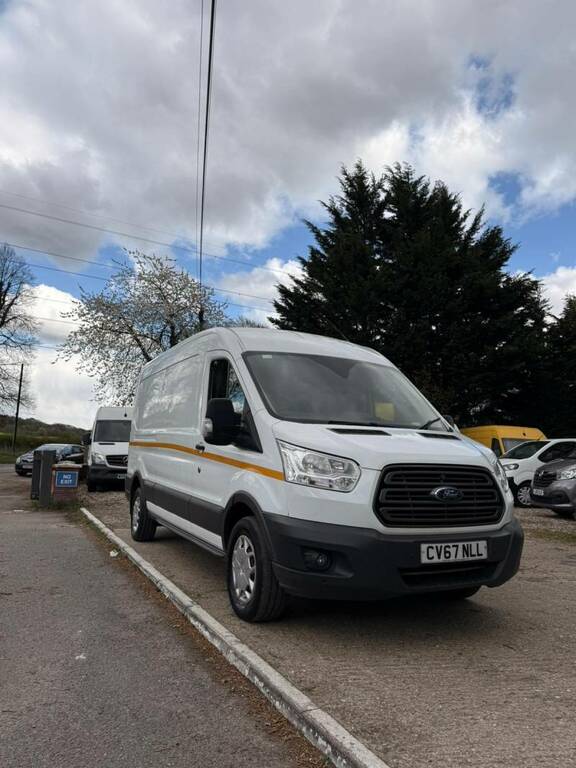 Ford Transit Custom 2.0 350 Ecoblue Fwd L3 H2 Lwb Med Roof - 2017 67 CV67NLL White #5