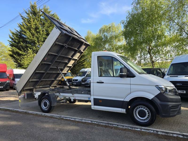 Volkswagen Crafter 2.0 Tdi Tipper Alloy Only 30,000 Miles No Vat White #3