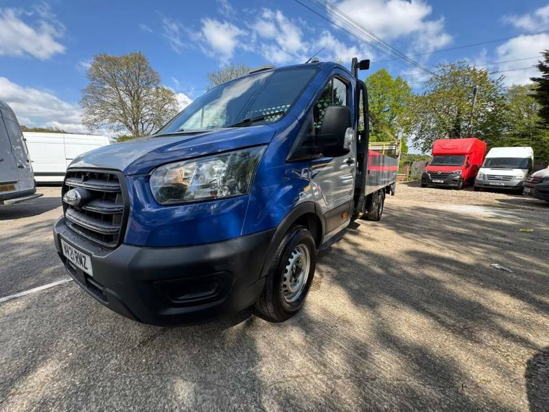 Ford Transit Custom 2.0 350 Ecoblue Leader Rwd L4 Xlwb Dropside - 2021 WV21RMZ Silver #2