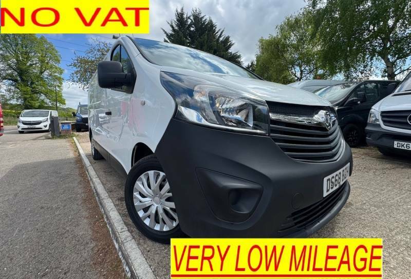 Vauxhall Vivaro 2900 1.6Cdti 120Ps H1 Van - 2018 68 White