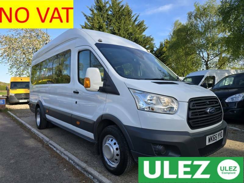 Ford Transit Custom 2.2 Tdci 460 Hdt Minibus L4 Xlwb 17 Seater Seats White