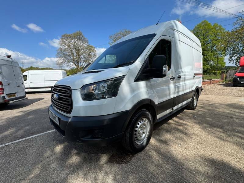 Ford Transit Custom 2.0 350 Ecoblue Rwd L2 H3 Mwb 170Ps - 2018 18 LF18XBJ White #2