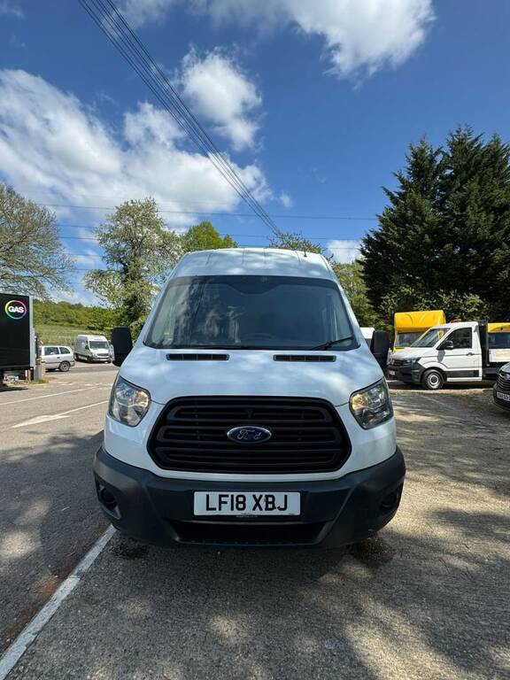 Ford Transit Custom 2.0 350 Ecoblue Rwd L2 H3 Mwb 170Ps - 2018 18 LF18XBJ White #4